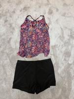 NEU Tankini Gr.54 pink schwarz Badeanzug Badeshorts High Waist Hessen - Gernsheim  Vorschau
