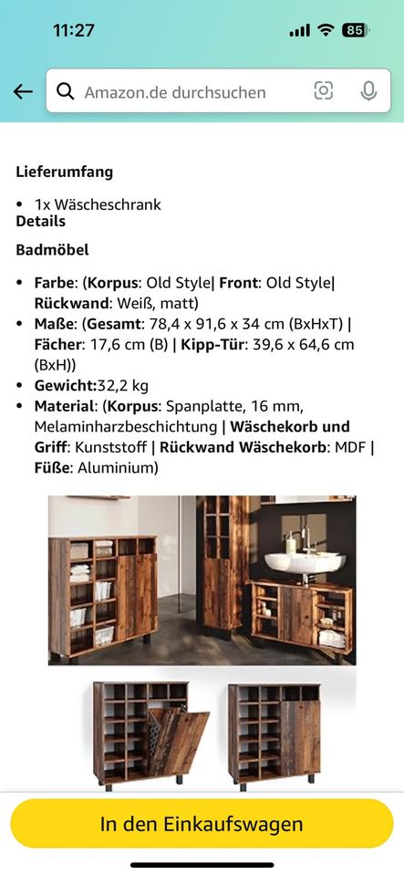 Badezimmerschrank Wäscheschrank in Kelheim