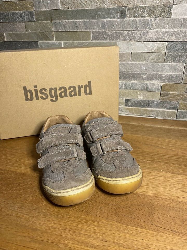 * Top * Bisgaard Sneaker Turnschuhe Wildleder Leder grau Jungen in Düsseldorf