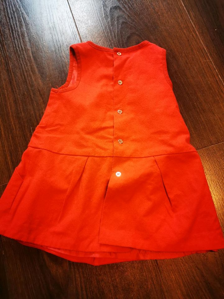 Zara Baby Kleid rot Schleife 80 in Rottenburg a.d.Laaber