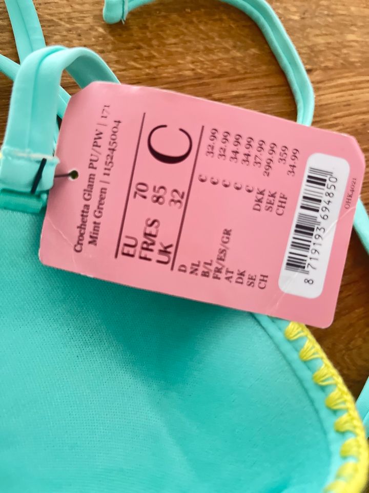 Hunkemöller Bikini Neu 70/C /38/M in Nürnberg (Mittelfr)