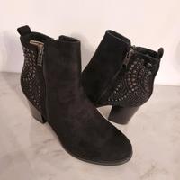 Velours -Stiefelette mit Blockabsatz,Schwarz  Neuwertig Köln - Raderberg Vorschau