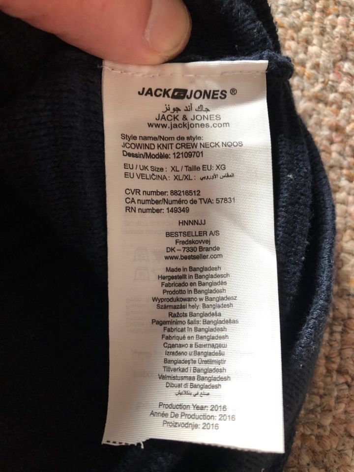 Jack & Jones Pullover Pulli Größe XL in Soest