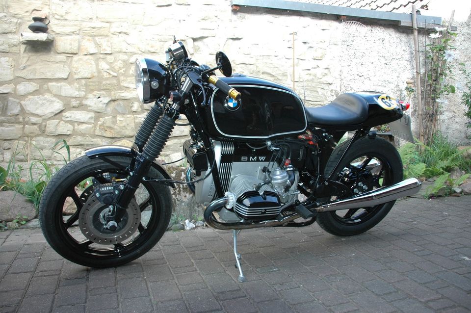 BMW R80/RT Cafe Racer, Neuaufbau von BMS-Tuning, nur 2328km in Barleben