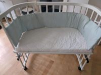 Babybay Bett inklusive Matratze, Bettlaken und Seitenschutz Rostock - Stadtmitte Vorschau