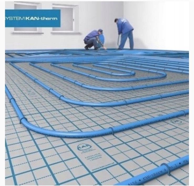 KAN- Therm Fußbodenheizung schlauch 126m Blue Floor PE-RT Rohr in Rauen