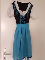 Dirndl Gr. S in schwarz / türkis mit integrierter Bluse Baden-Württemberg - Weilheim an der Teck Vorschau