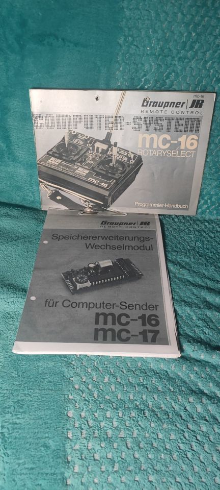 Graupner MC 16 IFS Sender + 24 Modelspeicher + XR 16 IFS Emfänger in Steinkirchen