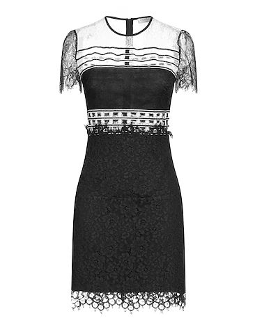 *NEU* SANDRO Mini Kleid Schwarz Weiß Spitzenkleid Sommerkleid in München
