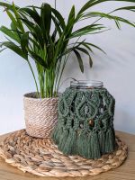 Makramee Vase XL Windlicht Handmade Baden-Württemberg - Bruchsal Vorschau