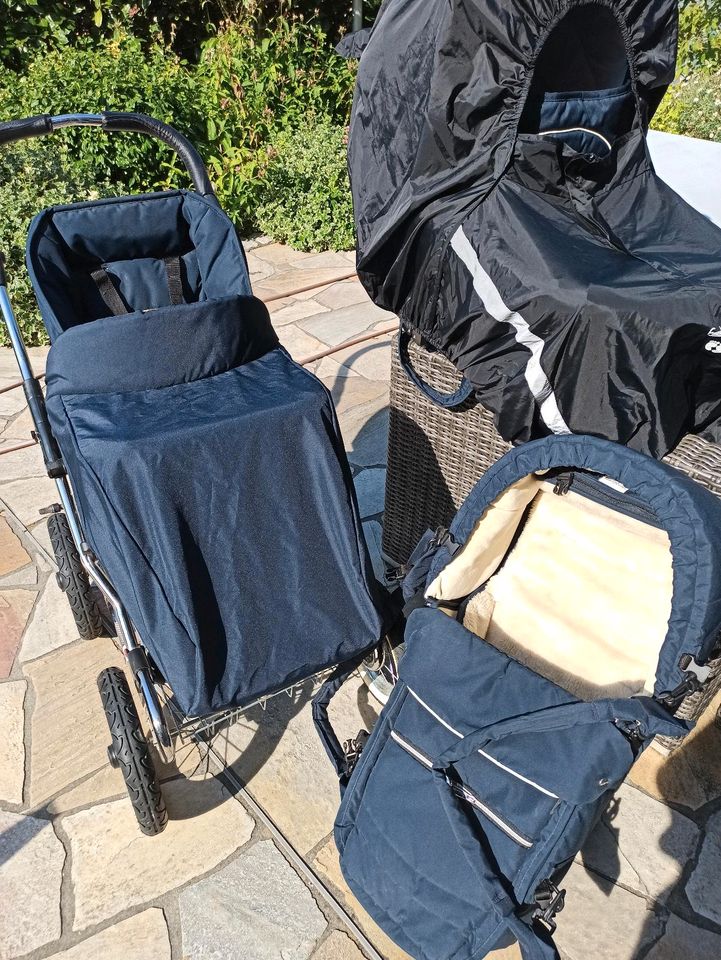 EMMAJUNGA Retro vintage Mondial Deluxe Komplett Set Kinderwagen in Raisdorf