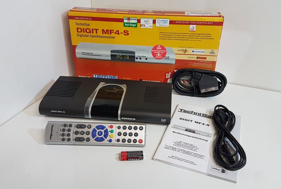 Technisat Sat Receiver Digit MF4-S in Sachsen - Lauta, TV Receiver  gebraucht kaufen