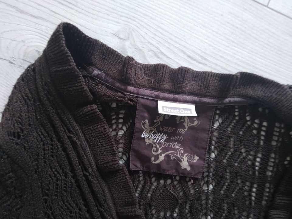 Strickjacke, braun Street One, Gr.S, top! in Recklinghausen