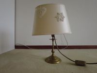 Mittel Große Vintage Nachttischlampe mit Messingsockel Schleswig-Holstein - Reinbek Vorschau