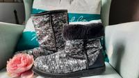 ❣️Glitzer SKECHERS UGG's Boots Stiefel Palietten Silber Nordrhein-Westfalen - Schwelm Vorschau