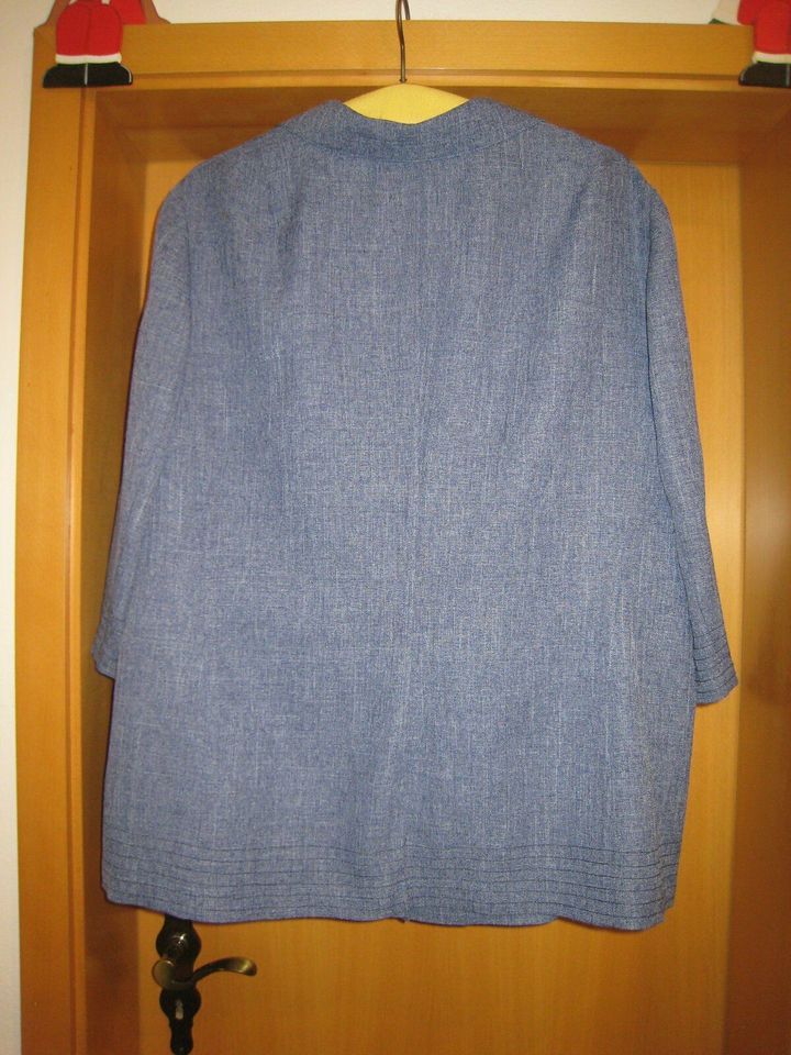 Damen Blazer, jeansblau, Gr. 50, Atelier Goldner Schnitt in Schwarzenbach a d Saale