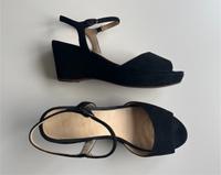 ❣️GABOR❣️Keil Sandaletten Leder Gr.7 1/2 41 Schwarz 8 cm Absatz Baden-Württemberg - Aidlingen Vorschau
