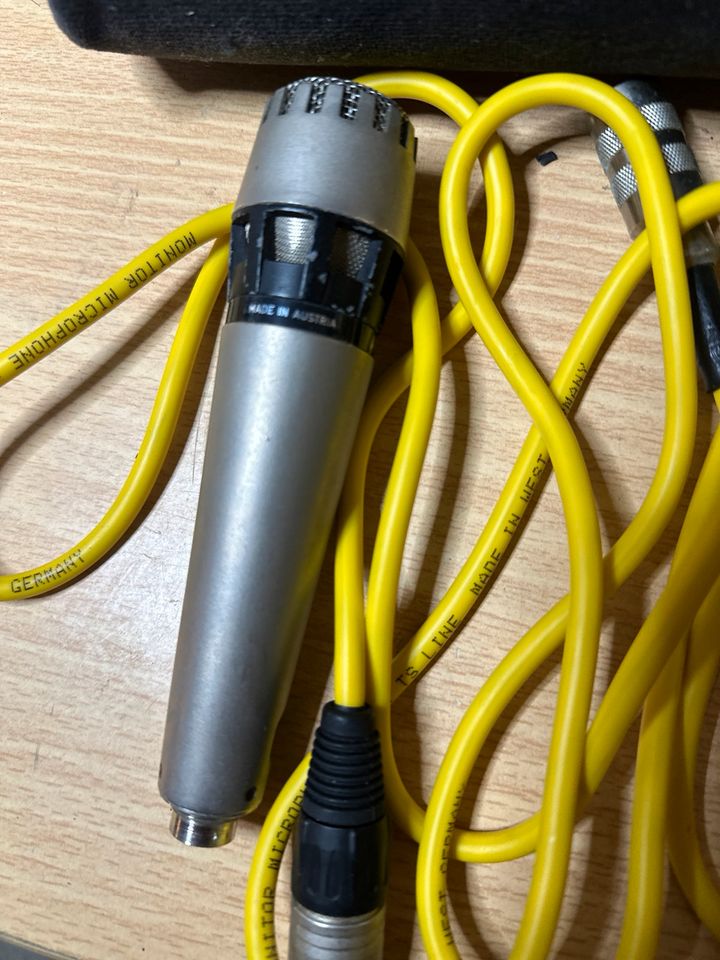 Vintage AKG D1200-c Mikrophon, Austria, Kabel, Tasche in Fredersdorf-Vogelsdorf