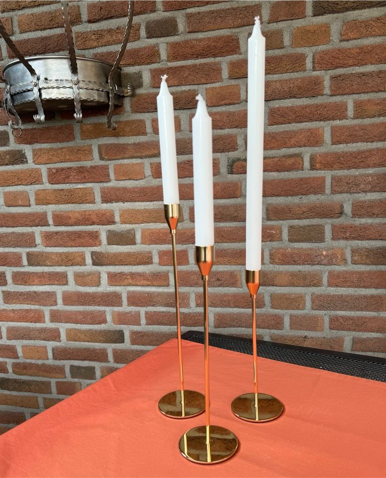 Hochzeit goldene Kerzenleuchter in Rheinberg