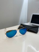 Ray Ban Aviator Gold blau RB 3025 Large Metal Niedersachsen - Wolfsburg Vorschau