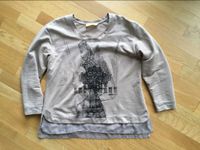 Shirt Langarm Bluse beige mit Applikation von Biba Gr.XL Niedersachsen - Braunschweig Vorschau