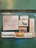 9 Stempel, Stampin up, Holzstempel Hochzeit Danke Liebe Menü Berlin - Treptow Vorschau