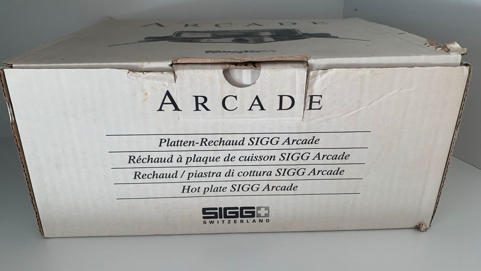 „SIGG ARCADE“ Platten Rechaud Elektro, selten in Edingen-Neckarhausen