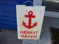 HEIMAT HAFEN - Schild aus Massivholz - Handarbeit - Geschenkidee Häfen - Bremerhaven Vorschau