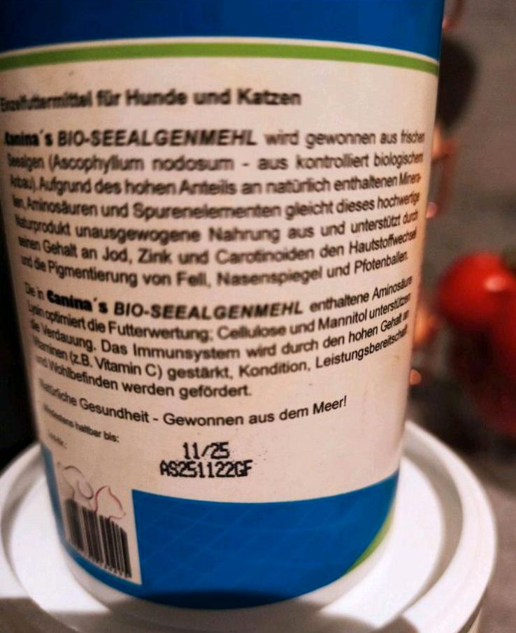 Barf Zubehör Lunderland Bio Seealgenmehl Hagebuttenmehl in Dresden