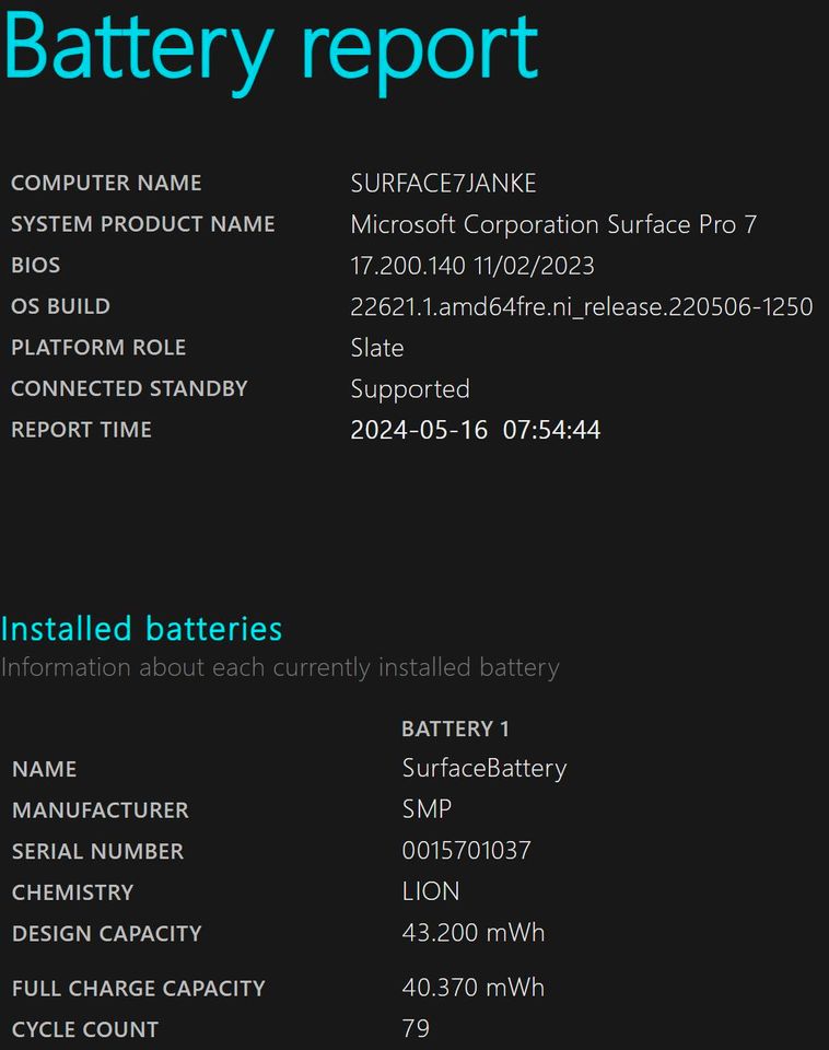 Surface pro 7 i5-1035G4, 128 GB SSD 8GB RAM und Tastatur in Blau in Rostock