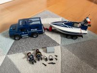 PLAYMOBIL 5187 Polizei-Truck mit Speedboot Bremen - Woltmershausen Vorschau