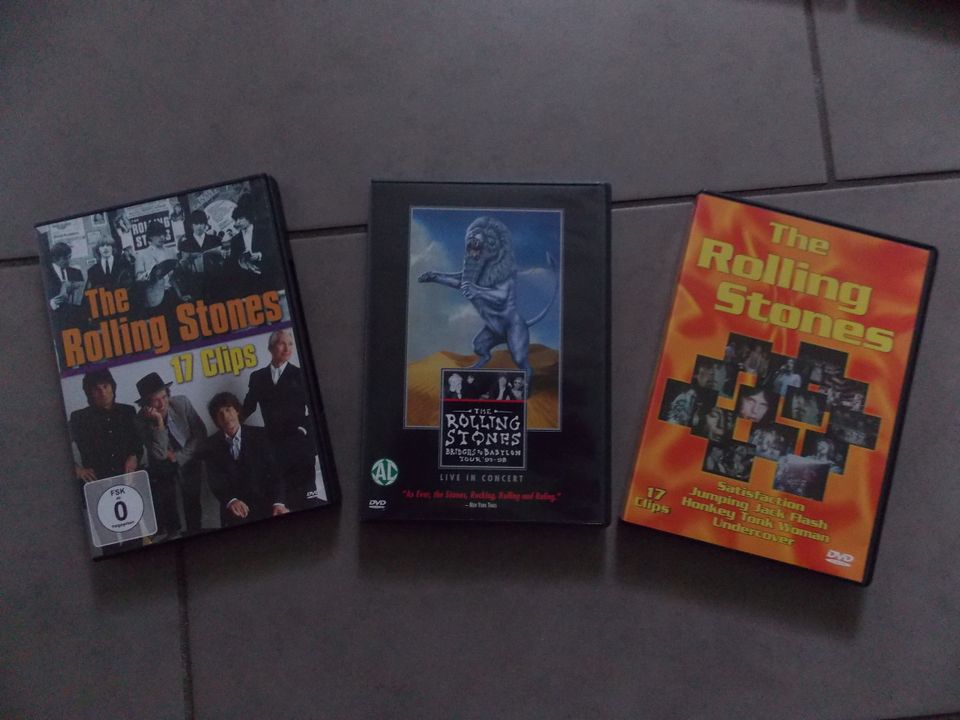 The Rolling Stones "DVD-Sammlung" (Komplettpreis) in Jüchen