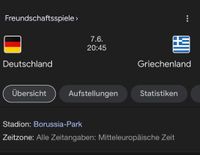 3 ermäßigte Tickets für das Spiel Deutschland gegen Griechenland Düsseldorf - Oberbilk Vorschau