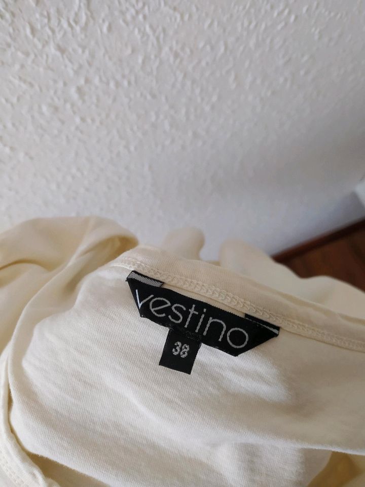 Shirt mit Mopsmotiv von Vestino Gr. 38 wie neu in Aschaffenburg