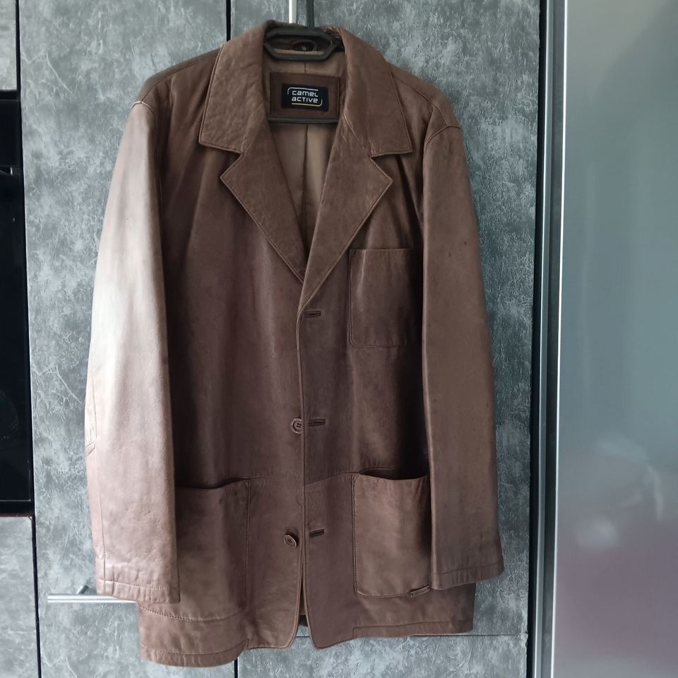 Lederjacke Blazer " CAMEL ACTIVE" Gr. 50  Lammleder in Ronnenberg