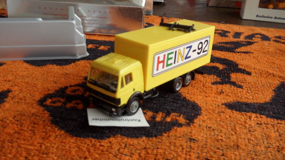 Herpa: MB SK, Heinz-92, Mercedes-Benz Nutzfahrzeuge, Motorwagen in Ibbenbüren