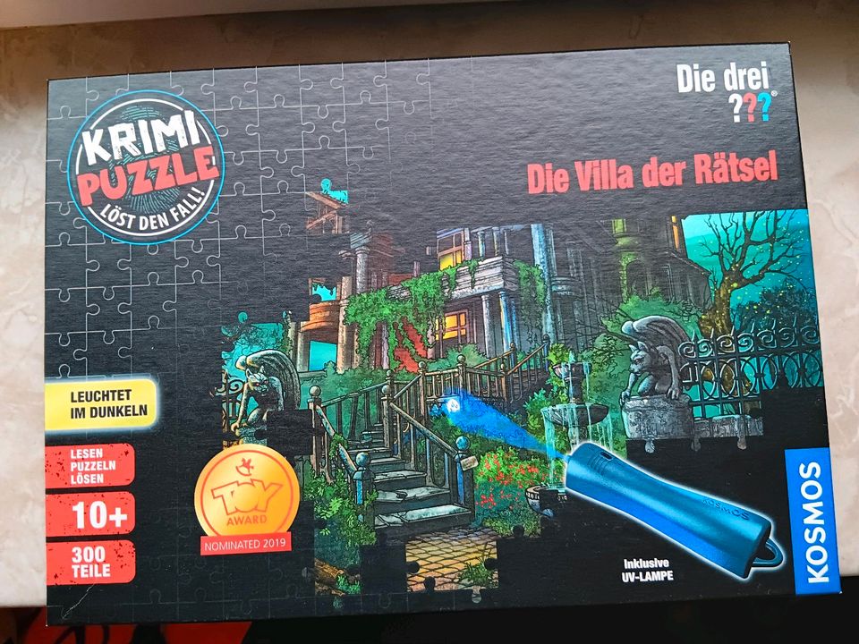 3 Fragezeichen Krimi Rätsel "Die Villa der Rätsel" in Stade