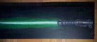 Starwars Luke Skywalker  Lichtschwert Leinwand 60x20 Acrylfarbe Bayern - Alzenau Vorschau