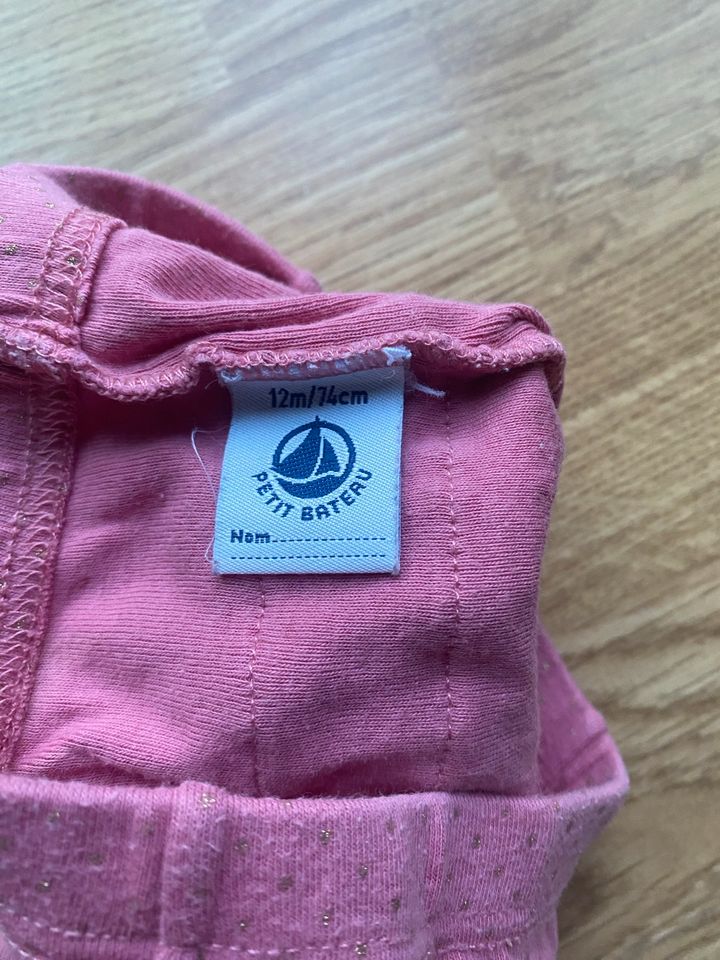 Petit bateau leggings Gr. 74 rosa Rüschen Baby  pink Punkte Hose in München