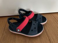 Crocs Crocband Sandalen C6 22 23 Klettverschluss dunkelblau rot Köln - Lindenthal Vorschau