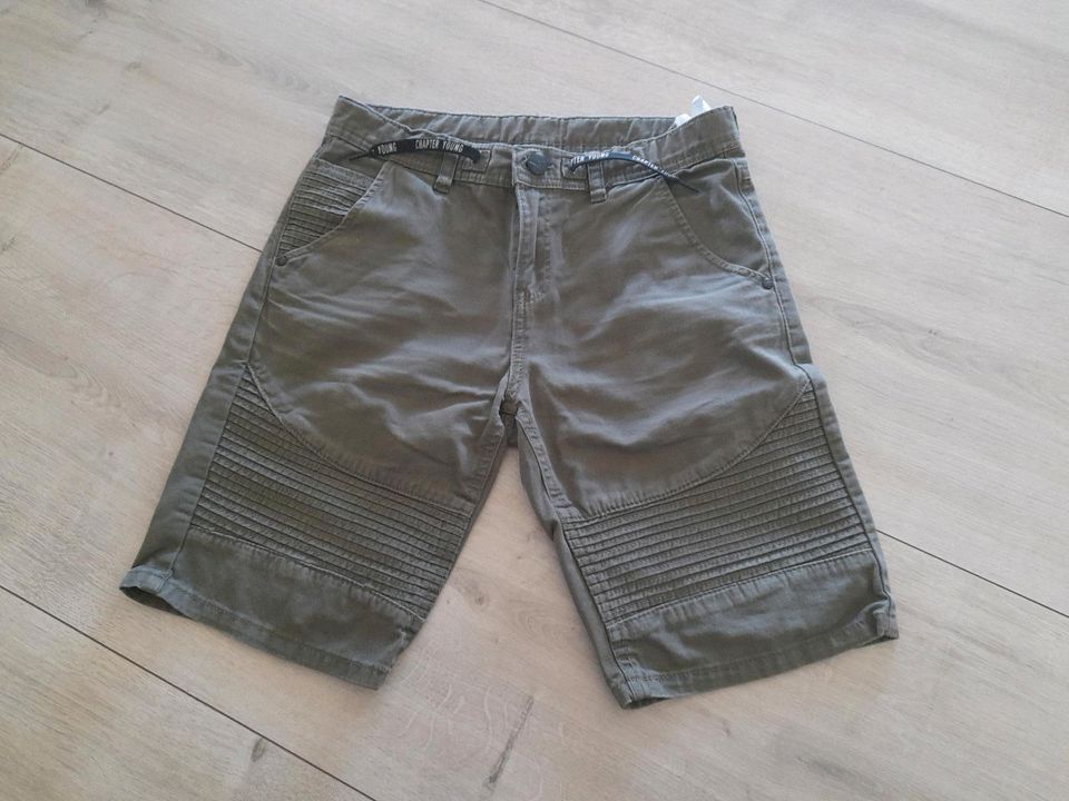 Shorts Gr 158 khaki Farben, verstellbarer Bund in Bad Langensalza