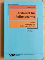 Buch Strafrecht für Polizeibeamte Band 1 Grundlagen Dortmund - Berghofen Vorschau