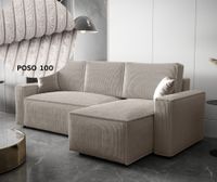 Ecksofa AMRO Schlafsofa Cord Bettkasten modern Sofa Modern Berlin - Charlottenburg Vorschau