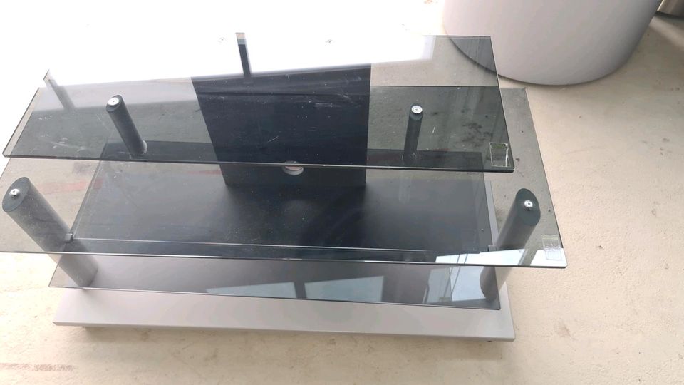 Tv Hifi Glas TV Schrank 109 cm x45 cm in Krefeld