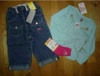 NEU 3tlg Kombi 86 aufknöpfbare Jeans Hose, LA-Shirt, Socken Düsseldorf - Pempelfort Vorschau