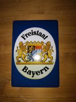 Schild Freistaat Bayern Sachsen-Anhalt - Oranienbaum-Wörlitz Vorschau