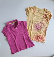 GAP 2 x Shirt / Shirts Polohemd Mädchen gelb pink Gr. 116 Düsseldorf - Urdenbach Vorschau