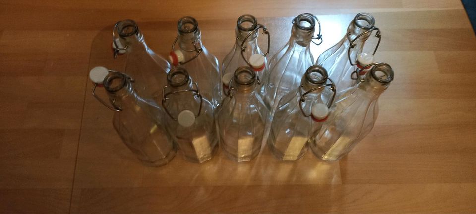 10 10 Kannflaschen mit Verschluss unbenutzt 1l in Dortmund
