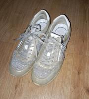 Marco Tozzi Sneaker 39 Pailletten Silber grau Schuhe Rheinland-Pfalz - Bobenheim-Roxheim Vorschau