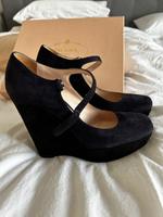 Prada pumps wedges Schuhe 38 square toe plateau Stuttgart - Möhringen Vorschau